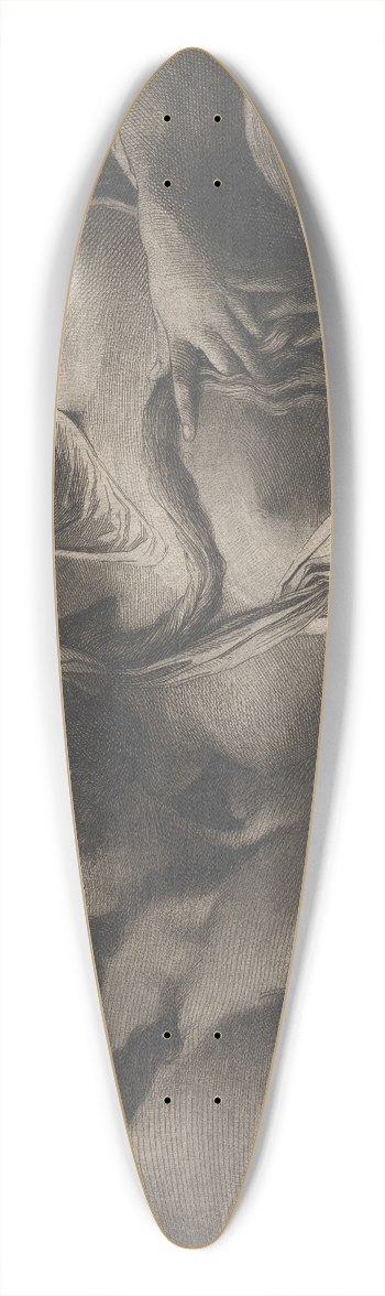 James Barry - Jupiter and Juno on Mount Ida 39.3 inch art pintail longboard deck