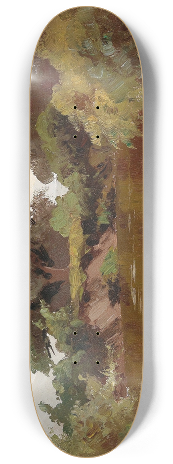 Josef Willroider - River Landscape 8.25 inch art skate deck
