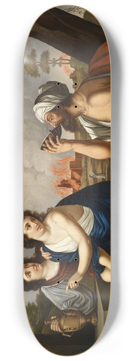 Josef Worlicek - Lot und seine Tchter 8.25 inch art skate deck