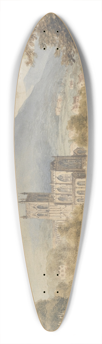 James Bourne - Malvern 39.3 inch art pintail longboard deck
