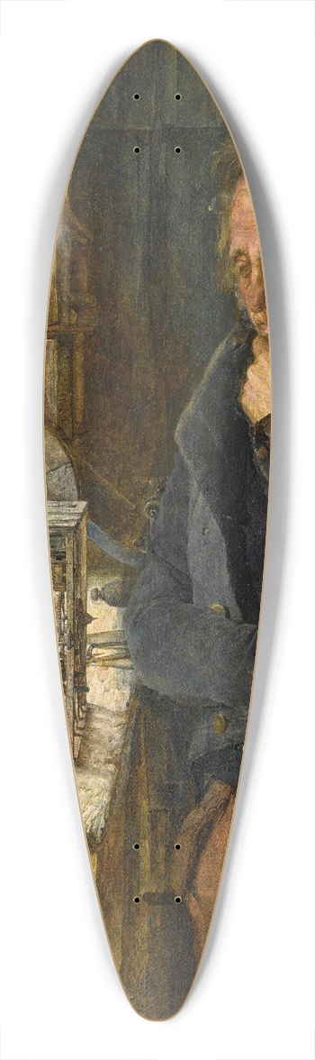 James Campbell - Our village clockmaker solving a problem 39.3 inch art pintail longboard deck