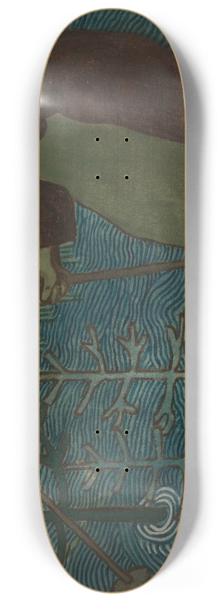 Joseph Alanen - Disease and Death 8.25 inch art skate deck