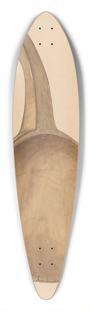 James Drake - Butter Paddle 39.3 inch art pintail longboard deck