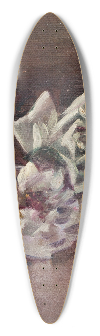 James Edward Hervey MacDonald - Floral Study 39.3 inch art pintail longboard deck