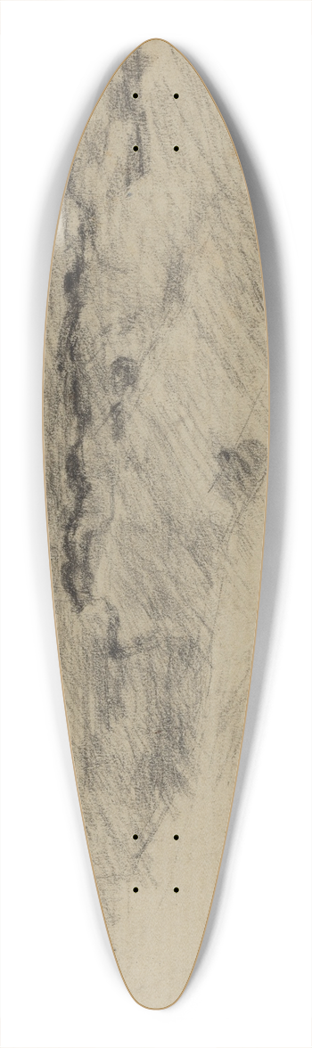 James Ensor - Bosrand 39.3 inch art pintail longboard deck