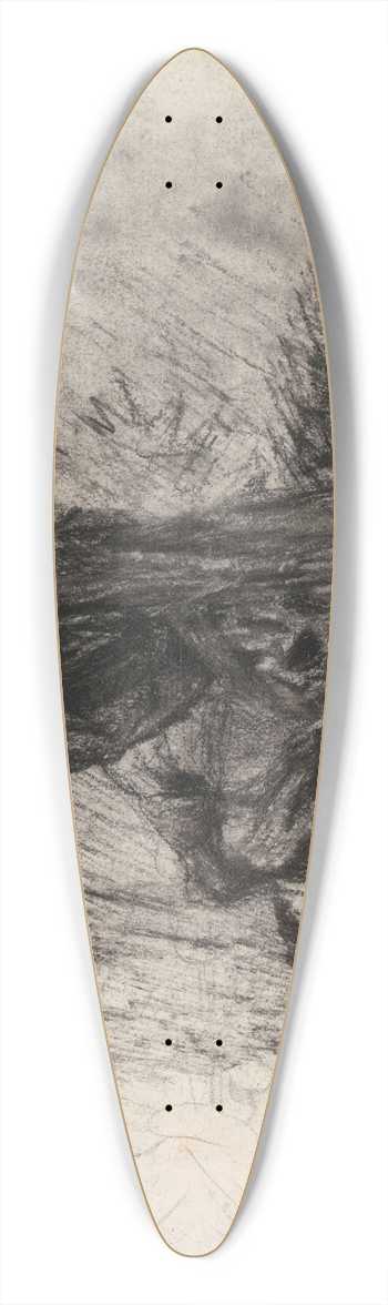 James Ensor - Don Quixote 39.3 inch art pintail longboard deck