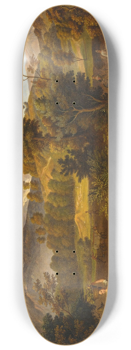 Joseph Anton Koch - Landscape Near Paliano 8.25 inch art skate deck