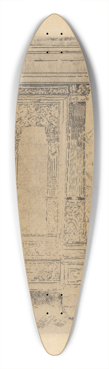 James Ensor - Het betoverd meubel 39.3 inch art pintail longboard deck