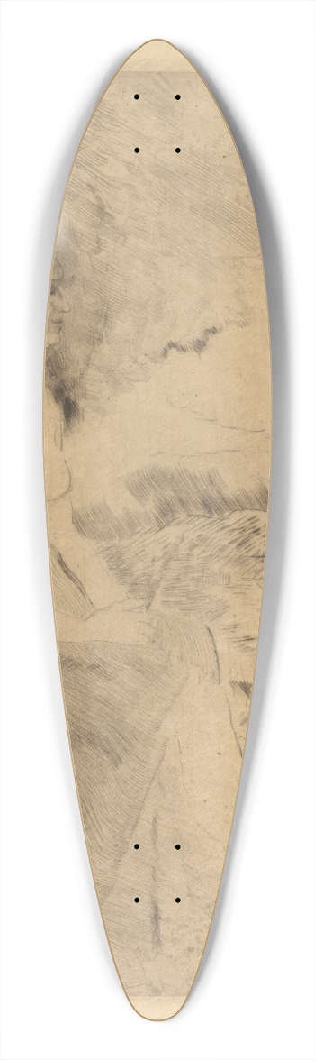 James Ensor - Maria Magdalena 39.3 inch art pintail longboard deck