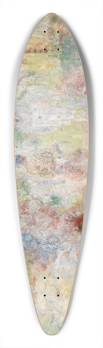 James Ensor - Masquerade 39.3 inch art pintail longboard deck