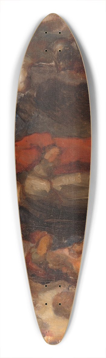James Ensor - Return from Calvary 39.3 inch art pintail longboard deck