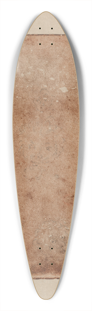 James Ensor - Self Portrait Surrounded by Heads 39.3 inch art pintail longboard deck