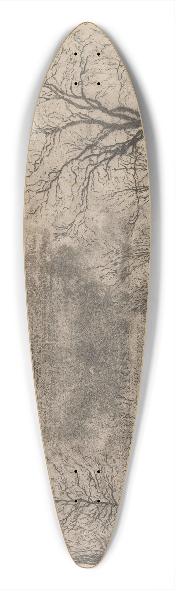 James Ensor - The Skaters 39.3 inch art pintail longboard deck