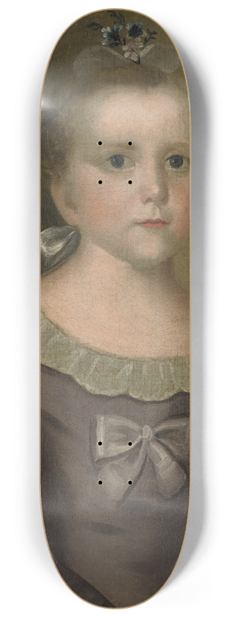 Joseph Badger - Portrait of Abigail Gowen 8.25 inch art skate deck