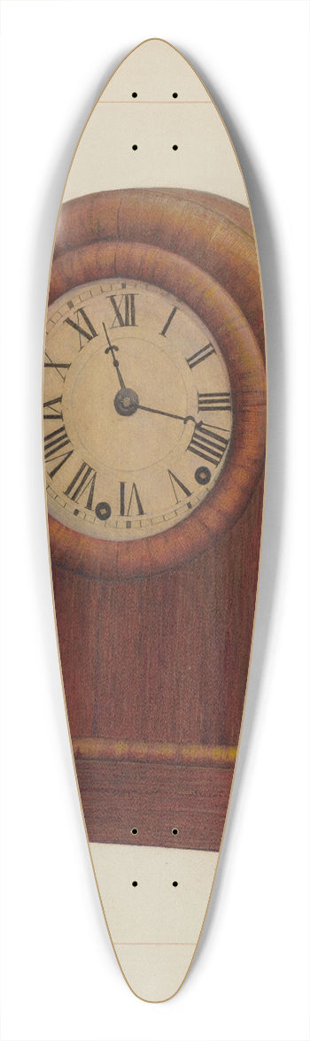 James M. Lawson - Shelf Clock or Mantel Clock 39.3 inch art pintail longboard deck