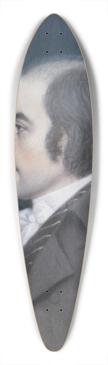 James Sharples - Albert Gallatin 39.3 inch art pintail longboard deck