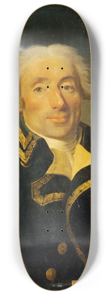 Joseph Boze - Portrait dun gnral de division 8.25 inch art skate deck