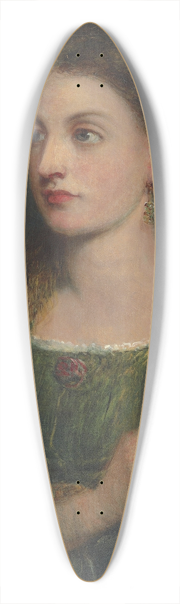 James Smetham - Flora 39.3 inch art pintail longboard deck