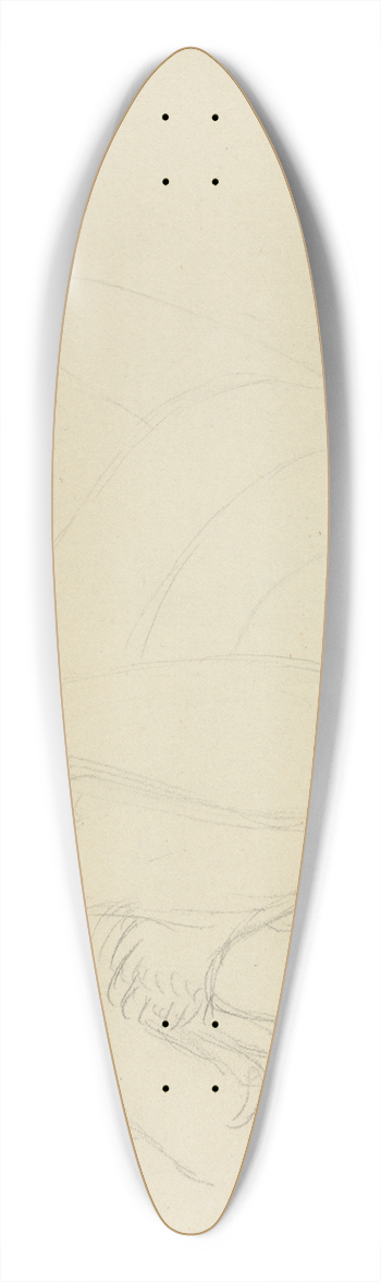 James Sowerby - Golden Eagle 39.3 inch art pintail longboard deck