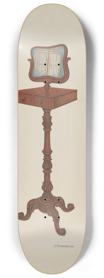 Joseph Cannella - Shaving Stand 8.25 inch art skate deck