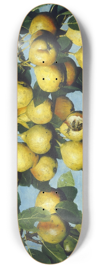 Joseph Decker - Ripening Pears 8.25 inch art skate deck