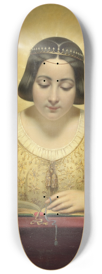 Joseph-Dsir Court - Countess de Pags, ne de Cornellan, as St Catherine 8.25 inch art skate deck