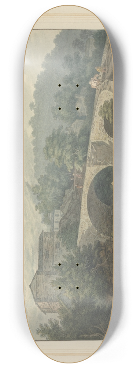 Joseph Farington - Brathay Bridge 8.25 inch art skate deck