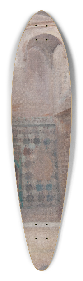 Jan Cigliski - Granada (Alhambra) 39.3 inch art pintail longboard deck