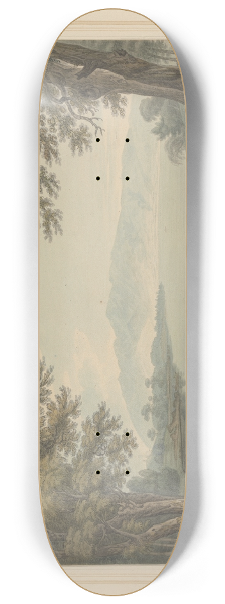 Joseph Farington - Skiddaw & Derwent water 8.25 inch art skate deck