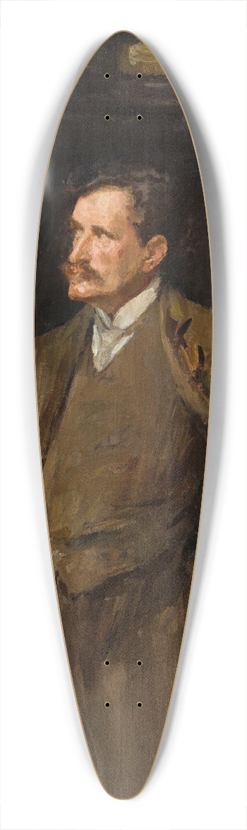 Jan Cigliski - Self-portrait 39.3 inch art pintail longboard deck