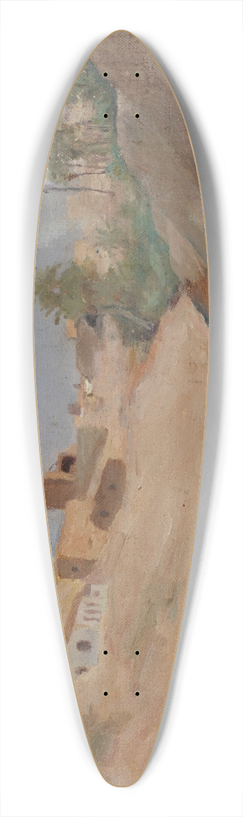 Jan Cigliski - Spain (Elche) 39.3 inch art pintail longboard deck