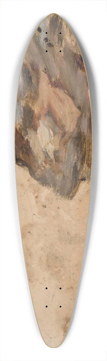 Jan Cigliski - Study from Podolia 39.3 inch art pintail longboard deck