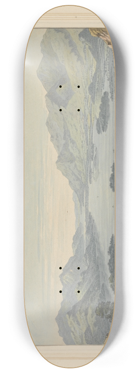 Joseph Farington - Vale of Keswick and Derwent Water 8.25 inch art skate deck