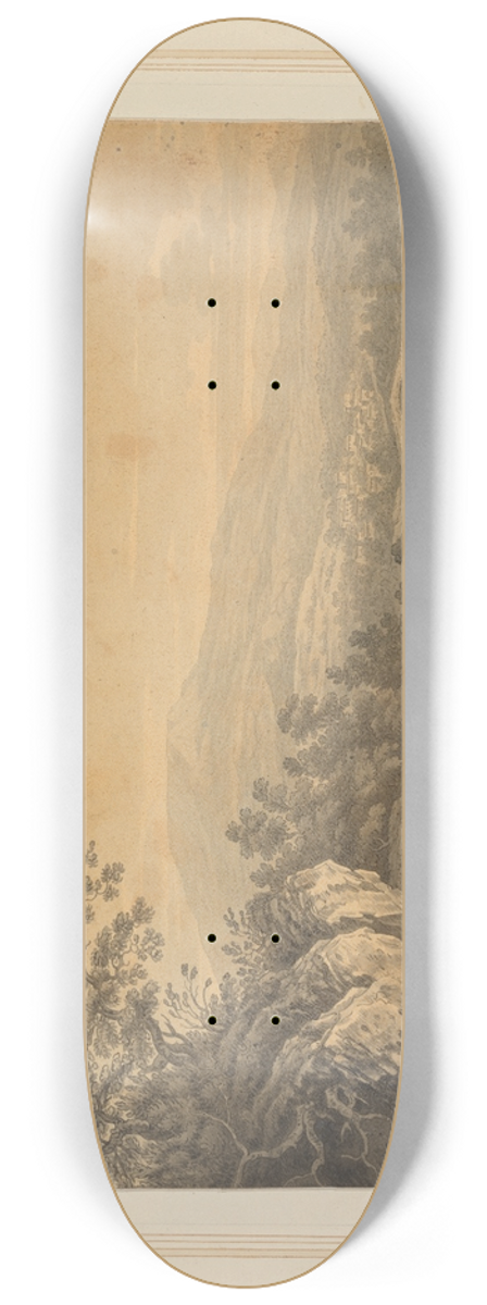 Joseph Farington - View of Ambleside 8.25 inch art skate deck