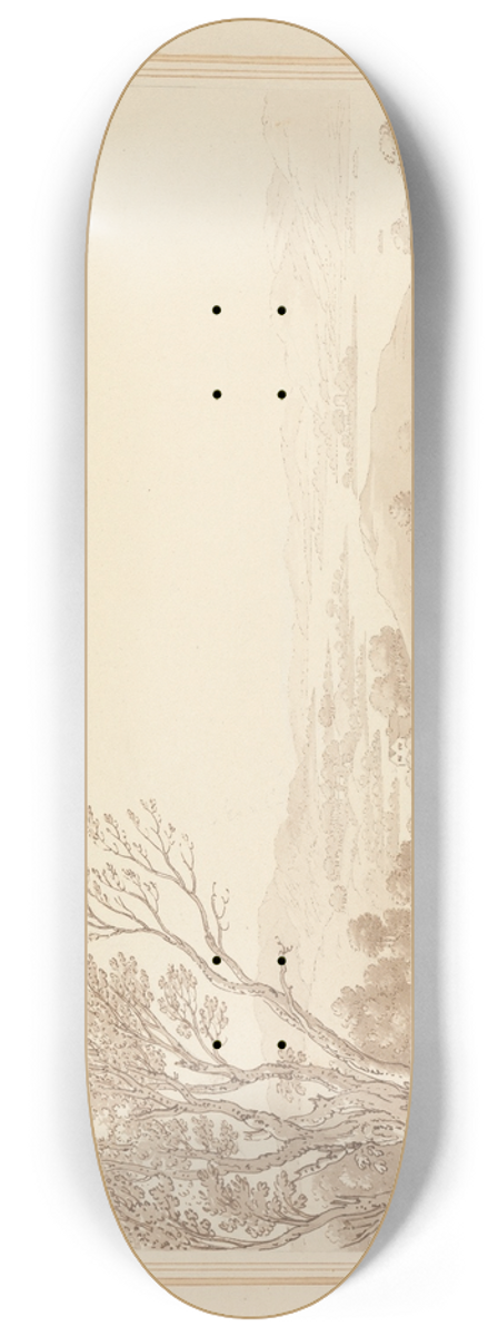 Joseph Farington - View over Windermere from above Barig 8.25 inch art skate deck