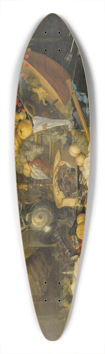 Jan Davidsz de Heem - A banquet still life 39.3 inch art pintail longboard deck