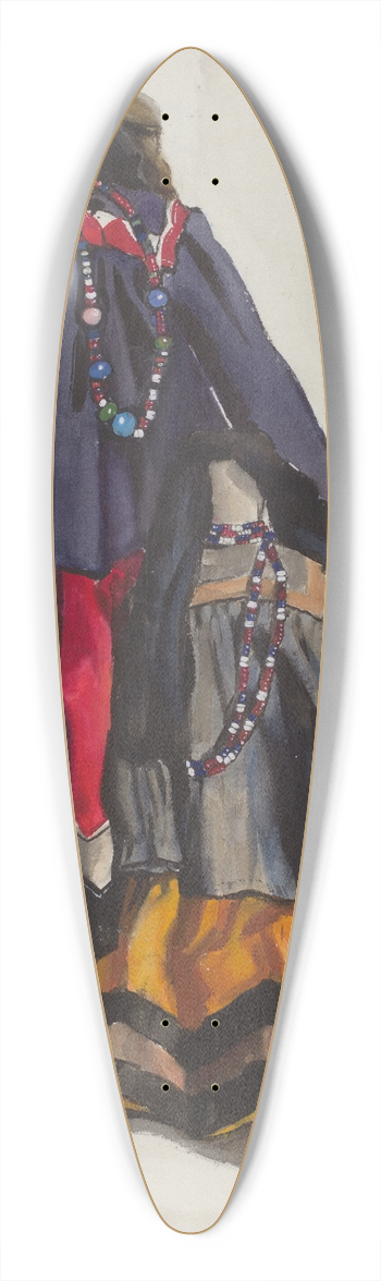 Jane Iverson - Dolls (Apache Women) 39.3 inch art pintail longboard deck
