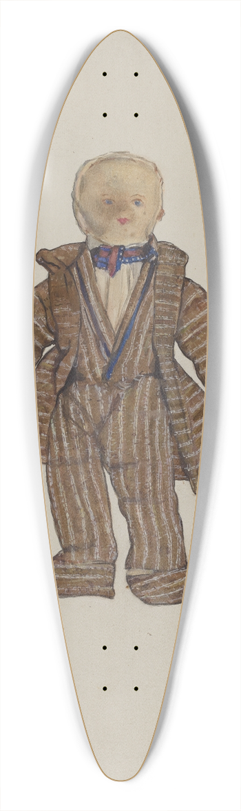 Jane Iverson - Rag Doll 39.3 inch art pintail longboard deck