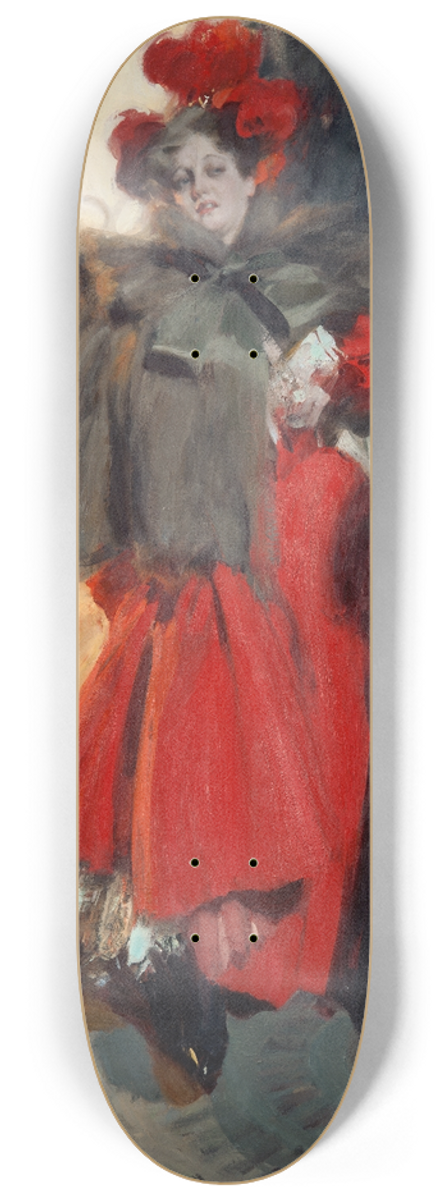Anders Zorn - Night Effect 8.25 inch art skate deck