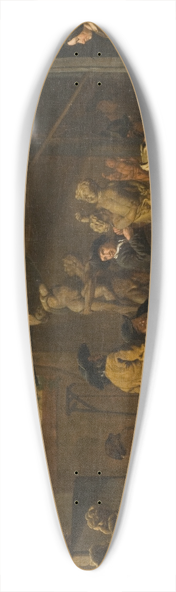 Jan Josef Horemans The Elder - A Sculptors Studio 39.3 inch art pintail longboard deck