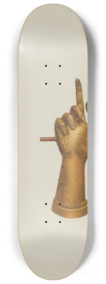 Joseph Goldberg - Metal Hand 8.25 inch art skate deck