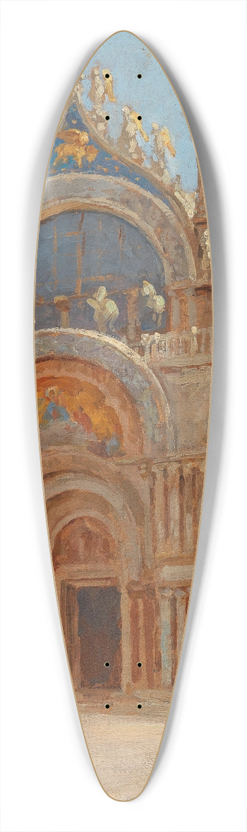 Jan Stanislawski - Venedig, San Marco Portal 39.3 inch art pintail longboard deck