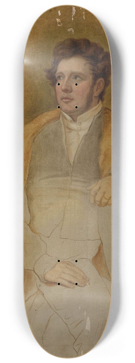 Joseph Karl Stieler - Portrait of Artur Potocki 8.25 inch art skate deck