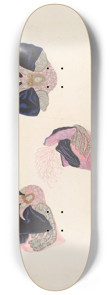 Joseph L. Boyd - Hat 8.25 inch art skate deck