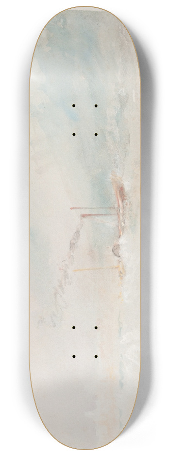 Joseph Mallord William Turner - A Packet Boat off Dover 8.25 inch art skate deck