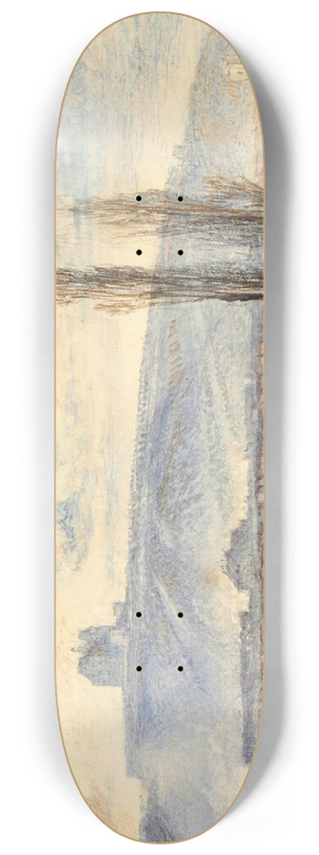 Joseph Mallord William Turner - Brienne 8.25 inch art skate deck