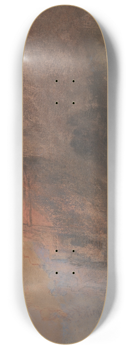 Joseph Mallord William Turner - Luxembourg 8.25 inch art skate deck