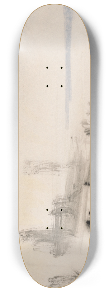 Joseph Mallord William Turner - The Channel Sketchbook 31 8.25 inch art skate deck
