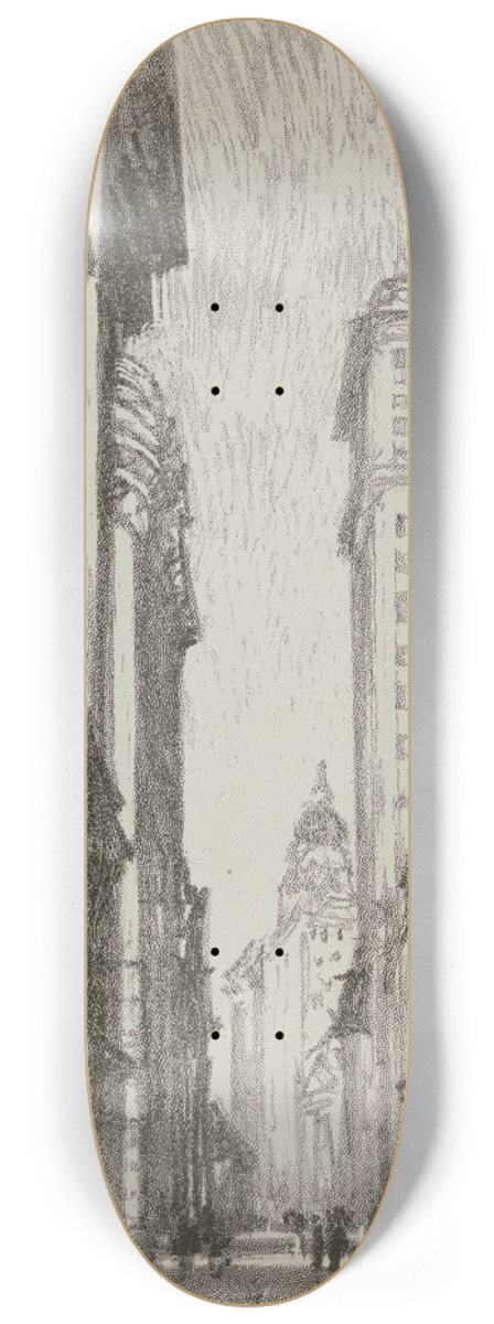 Joseph Pennell - Nassau Street 8.25 inch art skate deck