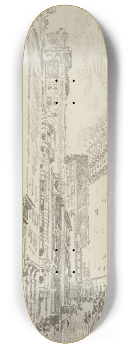 Joseph Pennell - William Street 8.25 inch art skate deck